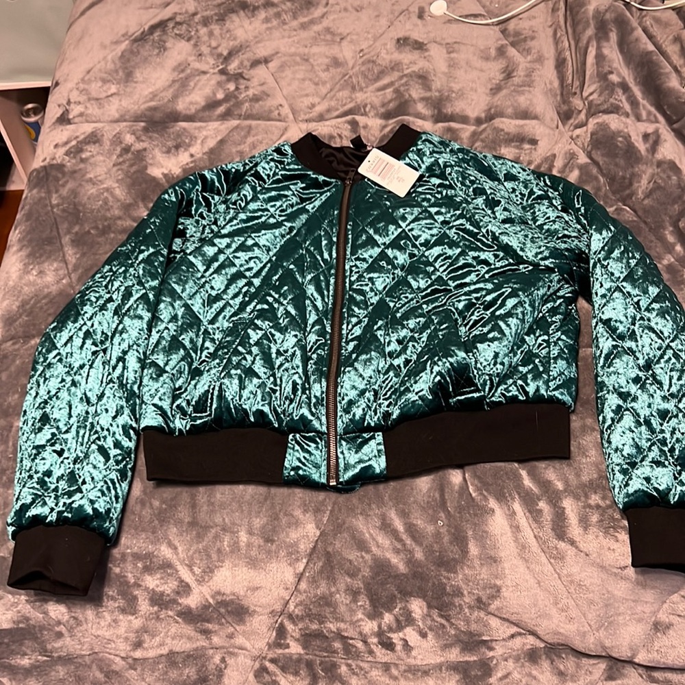 Velvet Bomber Jacket